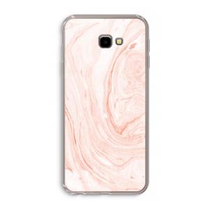 CaseCompany Peach bath: Samsung Galaxy J4 Plus Transparant Hoesje