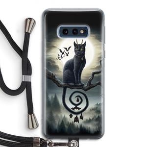 CaseCompany Moonlight Companions: Samsung Galaxy S10e Transparant Hoesje met koord