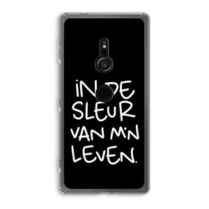 CaseCompany De Sleur: Sony Xperia XZ2 Transparant Hoesje