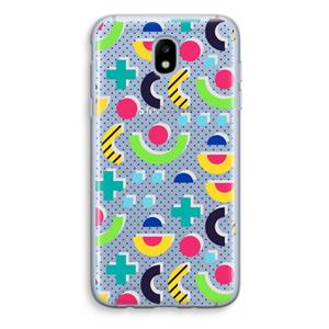 CaseCompany 8-bit N°1: Samsung Galaxy J5 (2017) Transparant Hoesje