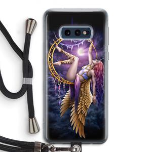 CaseCompany Aerial Angel: Samsung Galaxy S10e Transparant Hoesje met koord