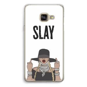 CaseCompany Slay All Day: Samsung A3 (2017) Transparant Hoesje