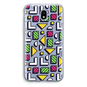 CaseCompany 8-bit N°4: Samsung Galaxy J5 (2017) Transparant Hoesje