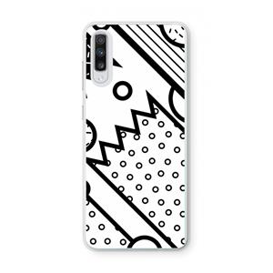 CaseCompany Pop Art #4: Samsung Galaxy A70 Transparant Hoesje