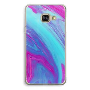 CaseCompany Zweverige regenboog: Samsung A3 (2017) Transparant Hoesje