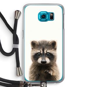 CaseCompany Rocco: Samsung Galaxy S6 Transparant Hoesje met koord