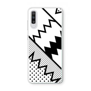 CaseCompany Pop Art #5: Samsung Galaxy A70 Transparant Hoesje