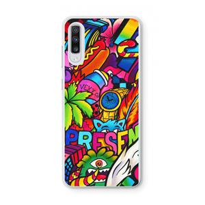 CaseCompany Represent: Samsung Galaxy A70 Transparant Hoesje