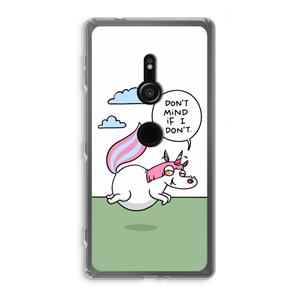 CaseCompany Unicorn: Sony Xperia XZ2 Transparant Hoesje