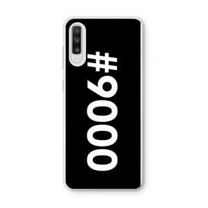 CaseCompany 9000: Samsung Galaxy A70 Transparant Hoesje