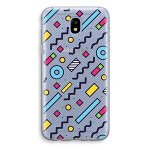 CaseCompany 8-bit N°8: Samsung Galaxy J5 (2017) Transparant Hoesje