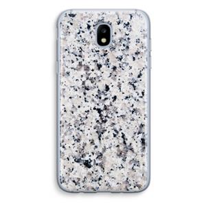 CaseCompany Gespikkelde marmer: Samsung Galaxy J5 (2017) Transparant Hoesje