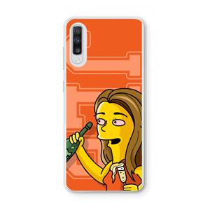 CaseCompany Jamie Lee Simpson: Samsung Galaxy A70 Transparant Hoesje