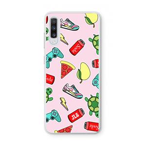 CaseCompany Things Jamie Loves: Samsung Galaxy A70 Transparant Hoesje