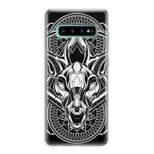 CaseCompany Oh Deer: Samsung Galaxy S10 Plus Transparant Hoesje