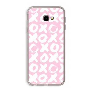 CaseCompany XOXO: Samsung Galaxy J4 Plus Transparant Hoesje