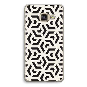 CaseCompany Crazy pattern: Samsung A3 (2017) Transparant Hoesje