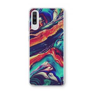 CaseCompany Chameleon Sun: Samsung Galaxy A70 Transparant Hoesje