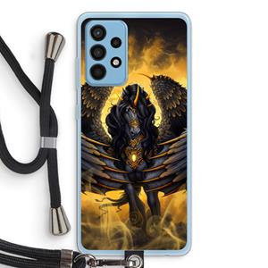 CaseCompany Pegasus: Samsung Galaxy A52 Transparant Hoesje met koord