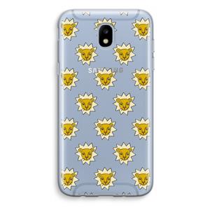 CaseCompany Leeuwenkoppen: Samsung Galaxy J5 (2017) Transparant Hoesje