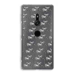 CaseCompany Makis: Sony Xperia XZ2 Transparant Hoesje