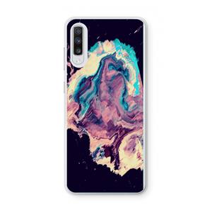 CaseCompany Cosmic Silence: Samsung Galaxy A70 Transparant Hoesje