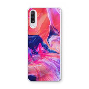 CaseCompany Earth And Ocean: Samsung Galaxy A70 Transparant Hoesje