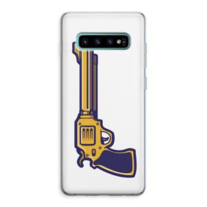 CaseCompany Pew Pew Pew: Samsung Galaxy S10 Plus Transparant Hoesje