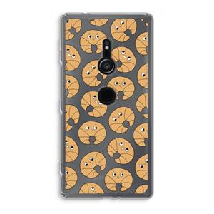 CaseCompany Croissant: Sony Xperia XZ2 Transparant Hoesje
