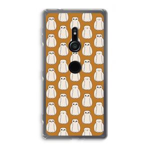 CaseCompany Uilen: Sony Xperia XZ2 Transparant Hoesje