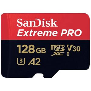 SanDisk Extreme PRO microSDXC-kaart 128 GB Class 10 UHS-I Schokbestendig, Waterdicht