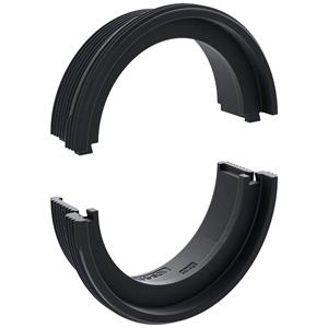 CONTA-CLIP KDS-RGA M40 BK Gewinde- und Verriegelungsadapter Plattenstärke (max.) 7mm Polyamid 6.6 S