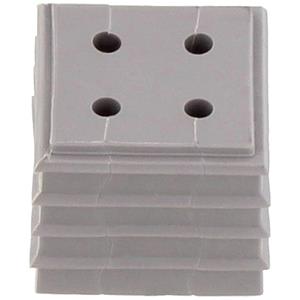 CONTA-CLIP KDS-DE 4X2-3 GR Dichtelement Thermoplastisches Elastomer Grau 10St.