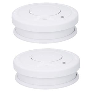 Grundig Set Van 2x Stuks Optische Rookmelders Wit 10 X 3 Cm - Rookmelders