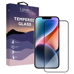iPhone 14 - Gehard Beschermglas - Full Cover Screenprotector - Black Edge
