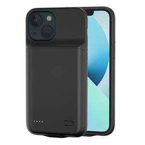 Lunso iPhone 14 hoes - Oplaad case - 6800 mAh - Zwart