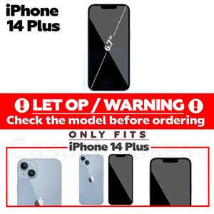 iPhone 14 Plus hoes - Oplaad case - 6800 mAh - Zwart