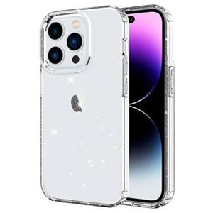Stylish Glitter Series iPhone 14 Pro Max TPU Hoesje - Doorzichtig