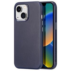 Dux Ducis - Naples Series - Apple iPhone 14 Hoesje - Backcover met Magneet ring - Donker Blauw