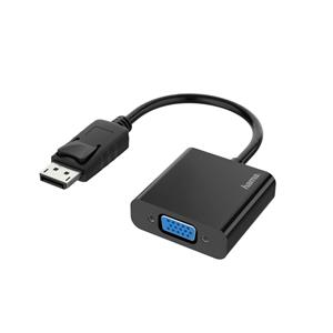 Hama Video-Adapter DisplayPort-Stecker>VGA-Buchse schwarz