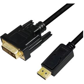 LogiLink DisplayPort - DVI Adapterkabel, schwarz, 1,0 m