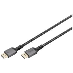 Digitus DisplayPort Aansluitkabel DisplayPort stekker 1 m Zwart DB-340201-010-S Vergulde steekcontacten DisplayPort-kabel