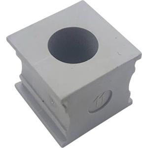 trucomponents TRU COMPONENTS KT 11 Kabeldurchführung Klemm-Ø (max.) 12mm Elastomer Grau