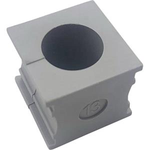 trucomponents TRU COMPONENTS KT 13 Kabeldurchführung Klemm-Ø (max.) 14mm Elastomer Grau