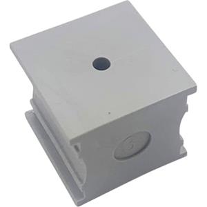 TRU COMPONENTS KT 3 Kabeldoorvoering Gegroefd Klem-Ø (max.): 4 mm Elastomeer Grijs 1 stuk(s)