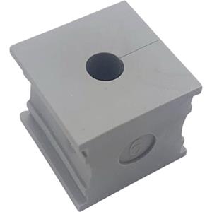 trucomponents TRU COMPONENTS KT 6 Kabeldurchführung Klemm-Ø (max.) 7mm Elastomer Grau