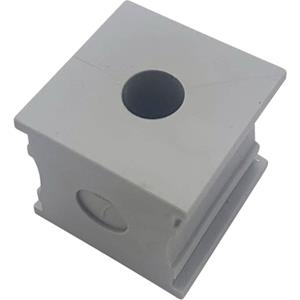trucomponents TRU COMPONENTS KT 7 Kabeldurchführung Klemm-Ø (max.) 8mm Elastomer Grau