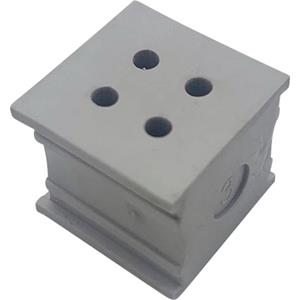 trucomponents TRU COMPONENTS KT 4/3 Kabeldurchführung Klemm-Ø (max.) 3mm Elastomer Grau