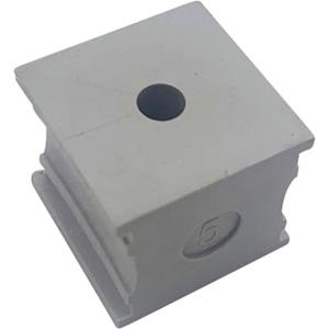 trucomponents TRU COMPONENTS KT 5 Kabeldurchführung Klemm-Ø (max.) 6mm Elastomer Grau