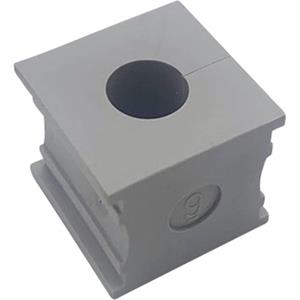 trucomponents TRU COMPONENTS KT 9 Kabeldurchführung Klemm-Ø (max.) 10mm Elastomer Grau